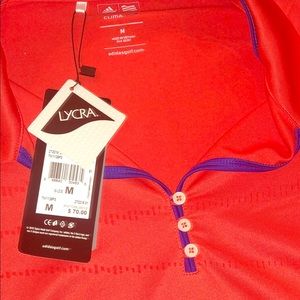 New Adidas golf shirt in a awesome coral color